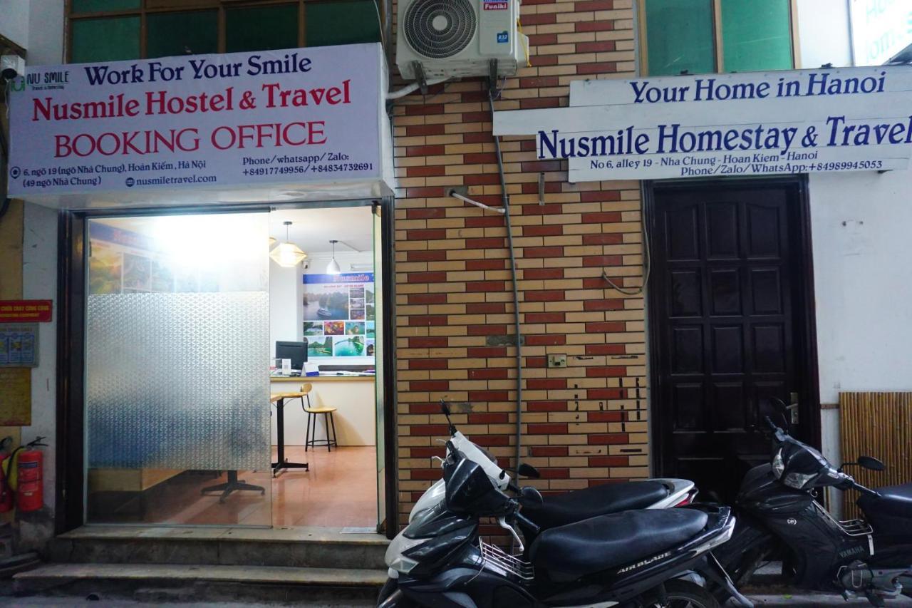 Nusmile'S Hostel And Travel Ханой Экстерьер фото